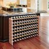 LEMY Wine Rack, 8-Tiers Wooden Storage Shelf, Freestanding Bottle Holder Display Wine Holder Display for Cellar, Bar, Kitchen(96 Bottles) view 3