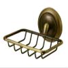 Bisk 00406 Deco Shower Soap Dish in Antique Brass, 13 x 12 x 8 cm view 1