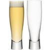 LSA International Bar Beer Glass Clear, 18.5 fl oz/H9.5in x 2 view 4