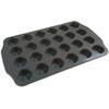 casaWare Mini Muffin Pan 24 Cup Ceramic Coated Non-Stick (Silver Granite) view 2
