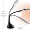 OttLite Creative Curves LED Desk Lamp with Adjustable Neck - 4 Dimmable Brightness Settings with Energy Efficient Natural Daylight LEDs for Home Office, Computer Desk, & Dorms view 3