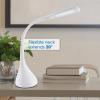 OttLite Creative Curves LED Desk Lamp with Adjustable Neck - Dimmable with 4 Brightness Settings & Energy Efficient Natural Daylight LEDs for Home Office, Computer Desk, & Dorms view 4