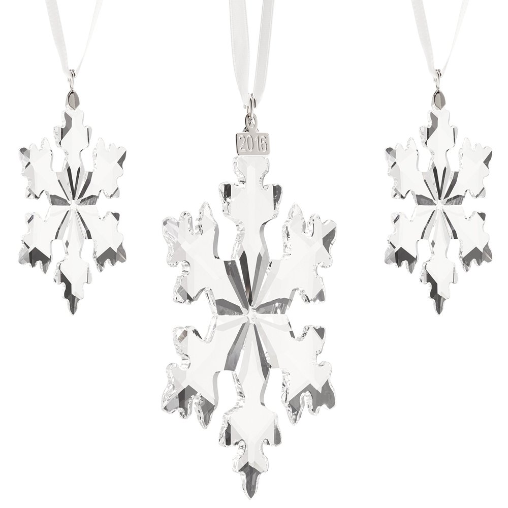 Swarovski 3-Piece Christmas Ornament Set, Limited Edition 2016