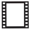 Beistle Black 5 Piece Filmstrip Photo Fun Frames, 12" view 1