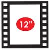 Beistle Black 5 Piece Filmstrip Photo Fun Frames, 12" view 2