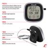 Escali Touch Screen LCD Display Digital Timer Oven Safe Stainless Steel Probe with Temperature Alert, Black view 4