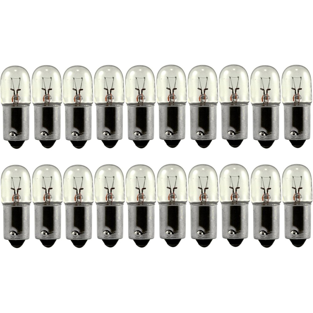 OCS Parts 6.3 Volts 0.15A BA9S Miniature Bayonet Base -Dimmable - 20 Pack