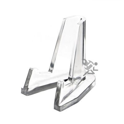 OnFireGuy 5 Pack Clear Display Stand Easels for Air-Tite Capsules | Coin Display Stands | Challenge Coin Easels | Made in USA
