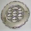 Judaica Silver Plated Passover Seder Plate by Legacy Judaica view 1
