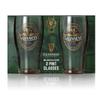 Guinness Stout Beer Glass Green Ireland Collection Twin Pack | Official Merchandise Pint Glasses Set of 2 | Perfect Irish gifts for Beer Lovers view 1