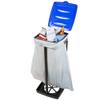 Portable Trash Bag Holder  Collapsible 13-Gallon Garbage Bin for Indoor/Outdoor Use, Camping, Recycling, and Parties  Durable Plastic Trash Can by Wakeman Outdoors (Blue) view 3