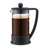 Bodum 12oz Brazil French Press Coffee Maker, High-Heat Borosilicate Glass, Black - Made in Portugal view 1