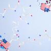 Northlight Patriotic Mini Christmas Light Set - 20' White Wire - 100ct view 2