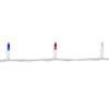 Northlight Patriotic Mini Christmas Light Set - 20' White Wire - 100ct view 3