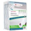 Guardmax Jersey Knitted Queen Zippered Mattress Encasement - Waterproof & Bed Bug Proof Mattress Protector - Comfortable, Soft, and Noiseless Zippered Bedding - Dust Mite Proof (60 x 80 x 12) view 1