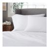 Queen Sleeper Sofa Bed Sheet Set White Solid in 100% Egyptian Cotton-400 Thread Count view 1