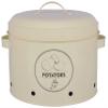 Esschert Design Potato Storage Tin, Metal,White view 1