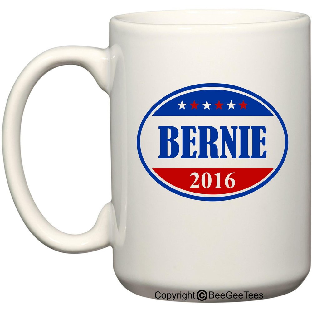 BeeGeeTees Bernie Sanders For President 2016 Coffee Mug (15 oz)