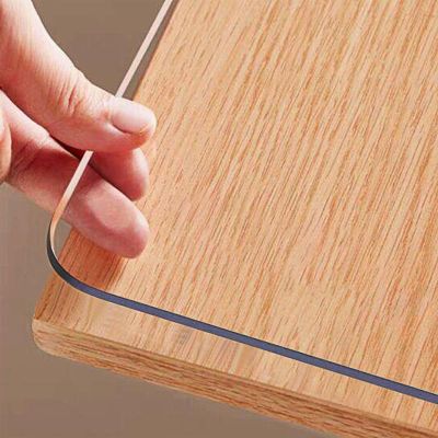Clear Table Protector 30 x 72 Inch, 1.5mm Thick Plastic Table Cover, Waterproof PVC Clear Table Cover Protector, Desk Protector Mat, Writing Desk Pad for Desktop, Coffee & Dining Room Table