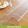 Clear Table Protector 30 x 72 Inch, 1.5mm Thick Plastic Table Cover, Waterproof PVC Clear Table Cover Protector, Desk Protector Mat, Writing Desk Pad for Desktop, Coffee & Dining Room Table view 3