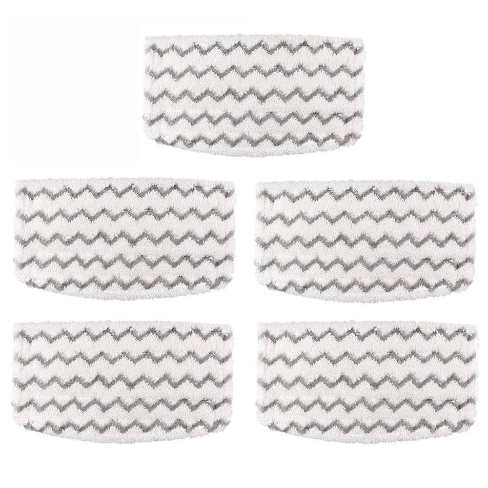 Aunifun 5 Packs Steam Mop Pads Replacement Hard Floor Cleaner for Vacuum Cleaner S1000A S1000C S1000WM S1001C