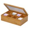 Oceanstar - TB1323 Oceanstar Bamboo Tea Box, 12 Inch, Natural view 2