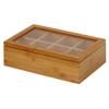 Oceanstar - TB1323 Oceanstar Bamboo Tea Box, 12 Inch, Natural view 3