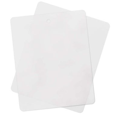Multi-Pack Thin Clear Flexible Plastic Cutting Board Mat, 12" x 15" (4, Clear)