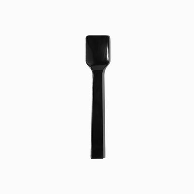 Frozen Dessert Supplies 4 Inch 3000 Count Black Gelato Spoons | Disposable Plastic Ice Cream Spoons & Dessert Spoons for Gelato, Frozen Yogurt | Mini Small Plastic Spoons for Food Service