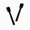 Frozen Dessert Supplies 4 Inch 3000 Count Black Gelato Spoons | Disposable Plastic Ice Cream Spoons & Dessert Spoons for Gelato, Frozen Yogurt | Mini Small Plastic Spoons for Food Service view 2