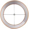 Sydnee Satin Orange Large Drum Lamp Shade 14" Top x 16" Bottom x 11" Slant x 11" High (Spider) Replacement with Harp and Finial - Springcrest view 3