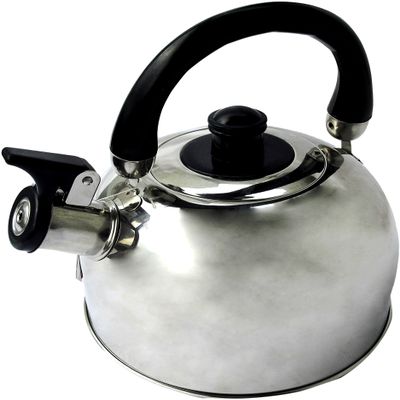 Benecasa Stainless Steel Tea Kettle with Whistling and Removable Lid, 2.5-Quart