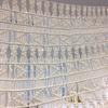 Flber Macrame Curtain Macrame Wall Hanging Macram Handwoven Boho Wedding Backdrop Kitchen Curtains,52" Wx56 H view 2