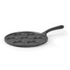 Commercial CHEF Cast Iron Pancake Pan, Silver Dollar Pancake Griddle, Easy to Clean & Heats Evenly, Makes 7 Mini Silver Dollar Pancakes view 1