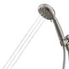Moen Banbury Spot Resist Brushed Nickel 5-Spray Hand Shower with Hose and Bracket, 4-Inch Diameter, 23046SRN view 4