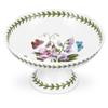 Portmeirion Botanic Garden Scalloped Edge Footed Bowl | 7 Inch Serving Bowl with Sweet Pea Motif | Made from Porcelain | Microwave and Dishwasher Safe view 1