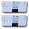 Mainstays Slim Plastic Storage Trays Baskets in White- Set of 6 view 2