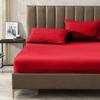 CELINE LINEN Premium 1800 Hotel Quality Wrinkle-Resistant 4-Piece Microfiber Sheet Set - Luxury Ultra Soft and Breathable Bedding 16 Inch Deep Pocket 4PC Sheet Set, Full, Red view 4