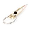 .308 Caliber Keychain Bottle Opener | Military Fired Brass Round | Nickel Plated Keyring From Lucky Shot (Single) view 1