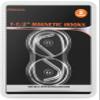 PRIMADA Extra-Strong Set Magnetic Hooks, 2pc, Chrome, 2 Count view 3