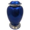 Blue Sapphire Cremation Urn for Ashes | Elegant Memorial Urns, Large Size view 1