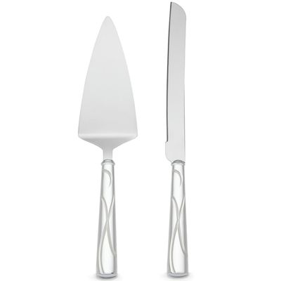 Lenox Cake Knife & Server Adorn Set, Silver
