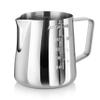 New Star Foodservice Commercial Grade Stainless Steel 18/8 Frothing Pitcher (12-Ounce (Combo Set)) view 3