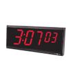 Pyramid Time Systems Extra Large Stand Alone Digital Clock, 4" Numeral Red LED Display, 6 Digit (Hour, Minutes, Seconds), 110V, 6' cord, Stand-Alone, Made in USA (DIG-6B) view 2