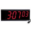 Pyramid Time Systems Extra Large Stand Alone Digital Clock, 4" Numeral Red LED Display, 6 Digit (Hour, Minutes, Seconds), 110V, 6' cord, Stand-Alone, Made in USA (DIG-6B) view 3