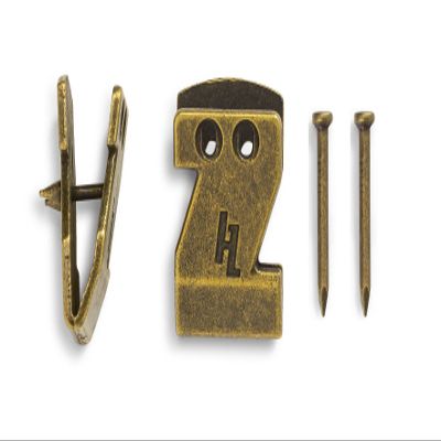 HangZ 15lb Canvas Sawtooth Hooks (50-Pack) Exclusively Designed to Work with HangZ 20000B Sawtooth Hangers.