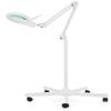 Neatfi (New Model) Bifocals 1,200 Lumens LED Magnifying Floor Lamp with Rolling Base, 5 Diopter with 20 Diopter, Dimmable, Adjustable Arm (5 Inches, White) view 1