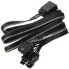 Phanteks RGB LED 4 Pin Adapter, Specified for Cases with Multi Colors RGB Control (PH-CB_RGB4P) Black view 1