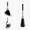 simplehuman Toilet Brush with Caddy Stainless Steel, Black view 2