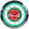 Coca-Cola Evergreen Neon Clock view 1